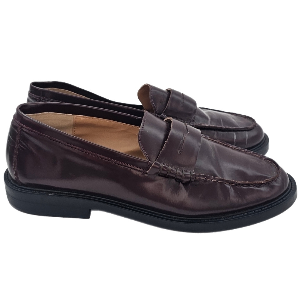Steve Madden Madison Penny Loafer Burgundy Box Size 9